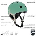 SCOOTANDRIDE Kask XXS-S dla dzieci 1-5 lat Forest 3.jpg