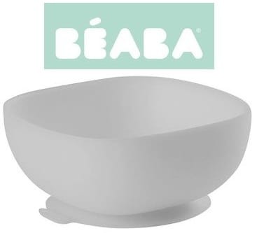 Beaba Silikonowa miseczka z przyssawką grey 1.jpg