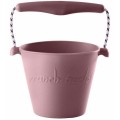 Składane wiaderko do wody i piasku Scrunch Bucket - Pudrowy Róż 1.jpg