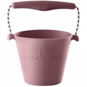 Składane wiaderko do wody i piasku Scrunch Bucket - Pudrowy Róż