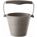 Składane wiaderko do wody i piasku Scrunch Bucket - Szary 1.jpg