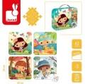 Puzzle progresywne Pory roku 4 układanki – 6, 9, 12 i 16 elementów 3+, Janod 3.jpg