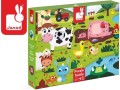 Puzzle sensoryczne 20 elementów Farma, Janod 2.jpg