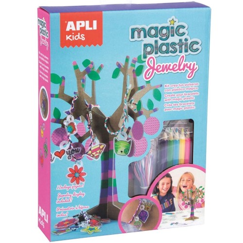 Zestaw z magicznym plastikiem Apli Kids - Biżuteria 1.jpg