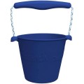 Składane wiaderko do wody i piasku Scrunch Bucket - Granatowy 1.jpg