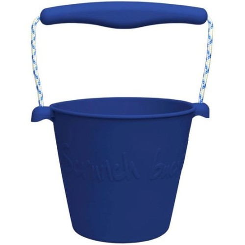 Składane wiaderko do wody i piasku Scrunch Bucket - Granatowy 1.jpg