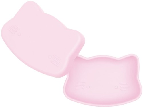 Zamykany silikonowy pojemnik Kotek We Might Be Tiny - Powder Pink 1.jpg