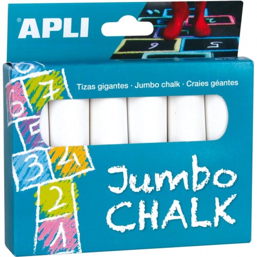 Kredy Białe Jumbo Apli Kids - 6 sztuk 1.jpg