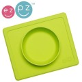EZPZ Silikonowa miseczka z podkładką 2w1 Mini Bowl zielony 2.jpg