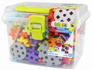 KLOCKI KONSTRUKCYJNE Wafle MELI Basic Constructor Travel Box 250