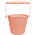 Składane Wiaderko do Wody i Piasku Scrunch Bucket - Koralowy 1.jpg