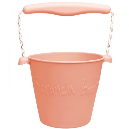 Składane Wiaderko do Wody i Piasku Scrunch Bucket - Koralowy 1.jpg