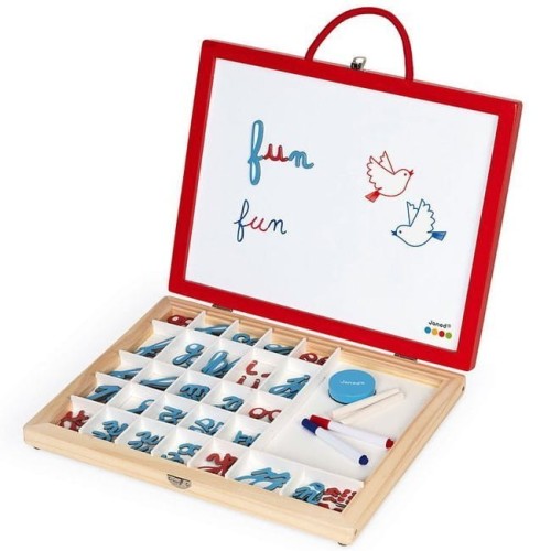 Tablica z Magnesami w Walizce 4w1 Janod 1.jpg