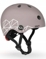 Scootandride Kask XXS-S Brown Lines 1.png