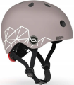 Scootandride Kask XXS-S Brown Lines 1.png