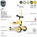 SCOOTANDRIDE Zestaw Hulajnoga 2w1 + Kask XXS-S Lemon 1+ 5.jpg
