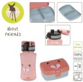 Lassig Zestaw na lunch Lunchbox + Tritanowa butelka - bidon 460 ml About Friends Lis 3.jpg