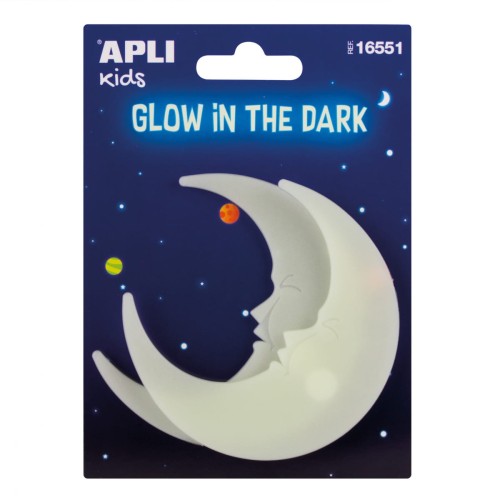 Fluorescencyjne naklejki Apli Kids - Księżyce 2 sztuki 4.jpg