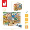 Puzzle w walizce Plac budowy 36 elementów 4+ Made in France 3.jpg