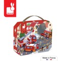 Puzzle w walizce Strażacy 24 elementy 3+ Made in France 1.jpg