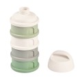 BEABA Pojemniki na mleko w proszku 4 komory cotton white sage green 4.jpg