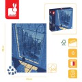 Puzzle artystyczne Nocny widok w błękicie 500 elementów 8+ Janod 2.jpg