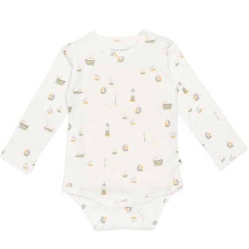 Little Dutch Body z długim rękawem Sailors Bay White 1.jpg