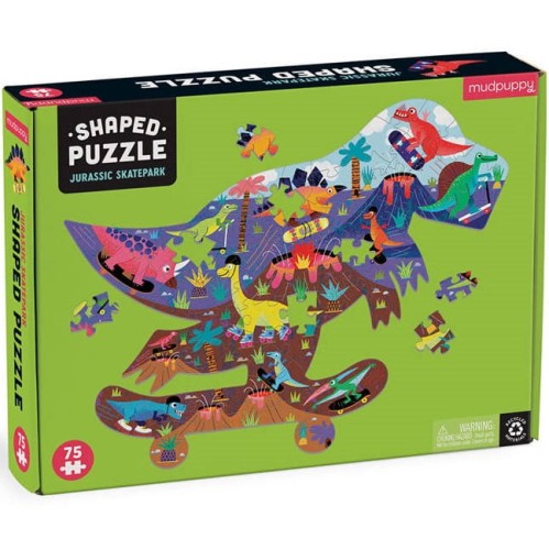 Mudpuppy Puzzle konturowe Jurajski Skatepark 75 elementów 5+ 1.jpg