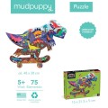 Mudpuppy Puzzle konturowe Jurajski Skatepark 75 elementów 5+ 3.jpg