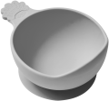 Nana's Manners ETAP 1 Miska silikonowa z przyssawką i uchwytem GREY 3.jpg