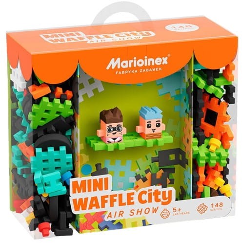 Marioinex Klocki Mini Waffle City - Pokaz Lotniczy 148 el. 1.jpg
