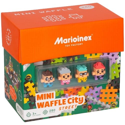 Marioinex Klocki Mini Waffle City - Ulica 280 el. 1.jpg