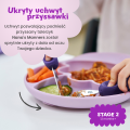 Nana's Manners ETAP 2 Talerz silikonowy z przyssawką PURPLE 5.jpg