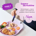 Nana's Manners ETAP 2 Talerz silikonowy z przyssawką PURPLE 6.jpg