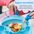 Nana's Manners ETAP 2 Talerz silikonowy z przyssawką BLUE 5.jpg