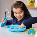 Nana's Manners ETAP 2 Talerz silikonowy z przyssawką BLUE 8.jpg