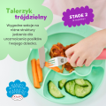 Nana's Manners ETAP 2 Talerz silikonowy z przyssawką GREEN 3.png