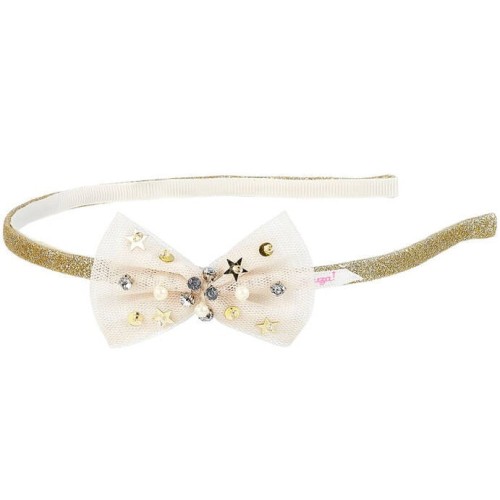 Souza! Opaska z kokardką biało-złota Pien 1.jpg