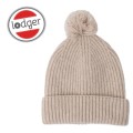 Lodger Czapeczka z wełny merino 100% beżowa Beige 6-12 m 2.jpg
