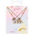 Souza! Naszyjniki przyjaźni dla dziewczynki 2 szt. BFF Tęcza 1.jpg