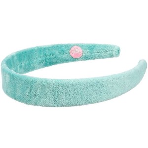Souza! Szeroka pluszowa opaska do włosów Izzy turkusowa