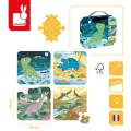 Puzzle progresywne w walizce Dinozaury 4 układanki – 6, 9, 12 i 16 elementów 2+ Made in France Janod 4.jpg