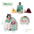 LILLIPUTIENS Zestaw 3 domków dla świnek i wilka 18 m+ 2.jpg.webp