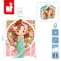 Janod Puzzle w walizce Obraz inspirowany twórczością Muchy 100 elementów 6+ Made in France 2.jpg