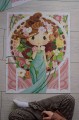 Janod Puzzle w walizce Obraz inspirowany twórczością Muchy 100 elementów 6+ Made in France 7.jpg