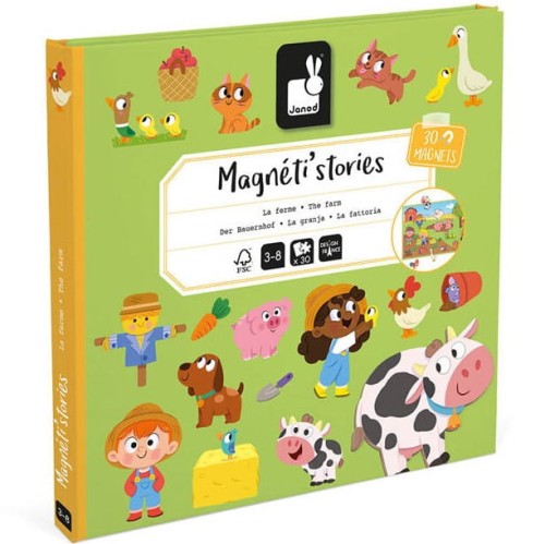 Janod Magnetyczna układanka Farma Magneti'stories 3+ 1.jpg