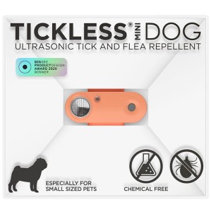 TickLess Pet Mini Hot Peach ochrona przed kleszczami i pchłami dla psów i kotów
