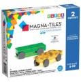 MAGNA-TILES Zestaw do rozbudowy Cars 2 el. Żółty I Zielony 1.jpg