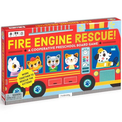 Mudpuppy Gra planszowa Straż pożarna na ratunek! 4+ 1.jpg
