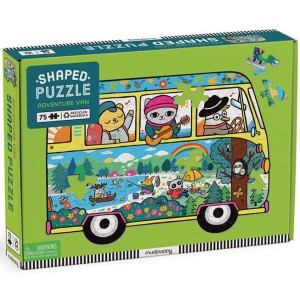 Mudpuppy Puzzle konturowe Van podróżniczy 75 elementów 5+